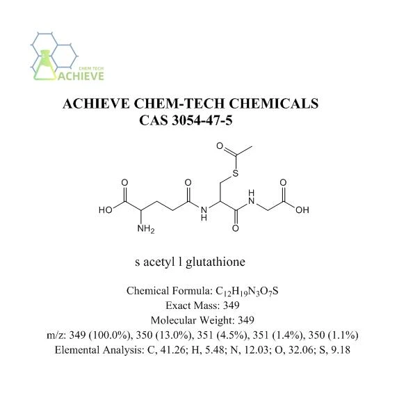 S-Púdar Aicéitil Glutathione CAS 3054-47-5