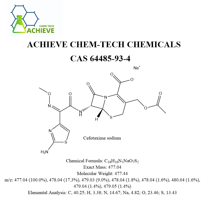 Cefotaxime Sodium CAS 64485-93-4 | Shaanxi BLOOM Tech Co., Ltd Cefotaxime Sodium CAS 64485-93-4 | Shaanxi BLOOM Tech Co., Ltd